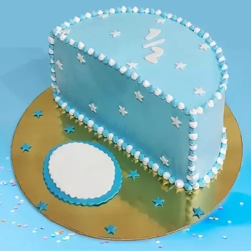 500 gm Half Year Birthday Cake For Boy 